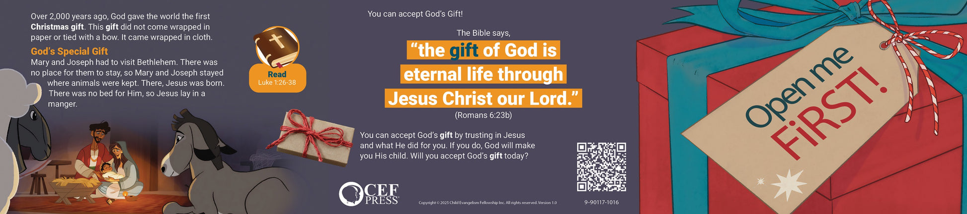 Open Me First Tract