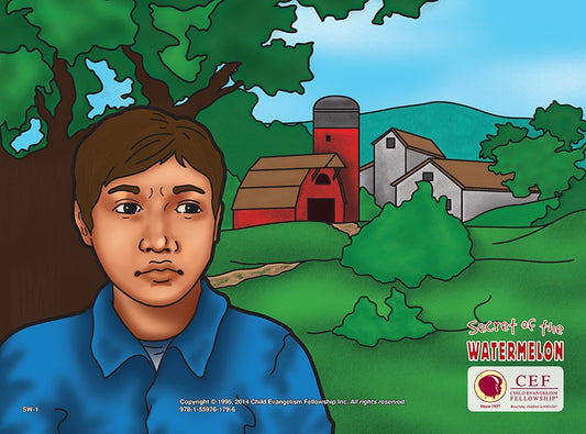 Secret of the Watermelon - English Visual and Text