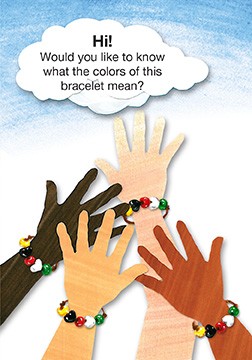 Wordless Book Bracelet Tract