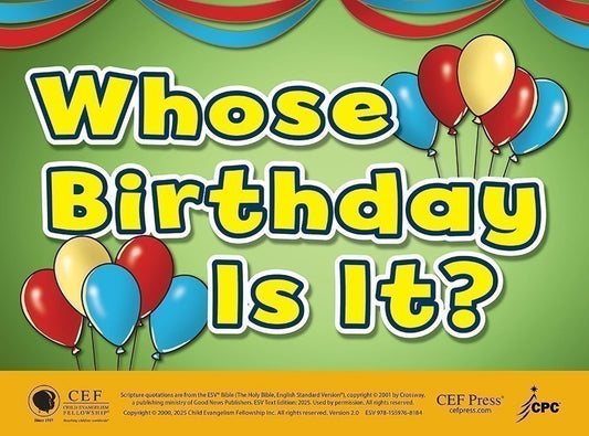 Whose Birthday Is It?