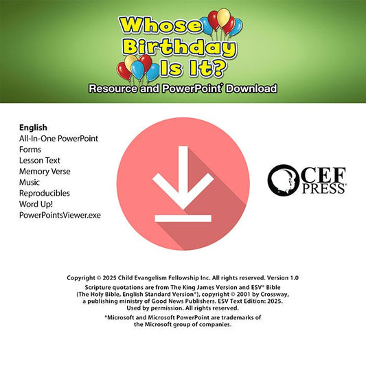 Whose Birthday Is It? - Resource Download