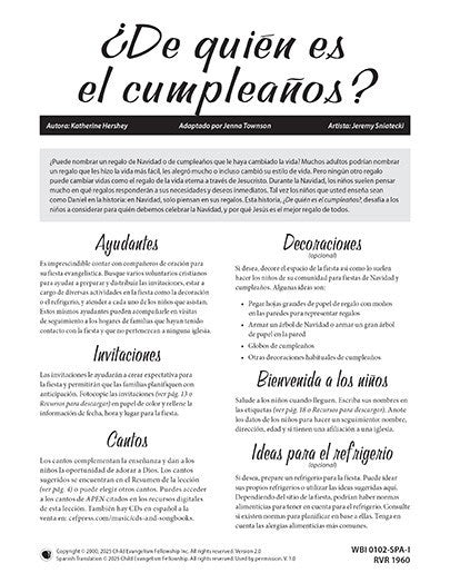 Whose Birthday Is It? - Kit