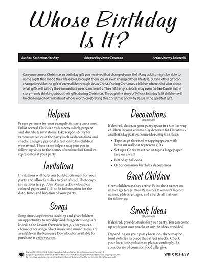 Whose Birthday Is It? - Kit