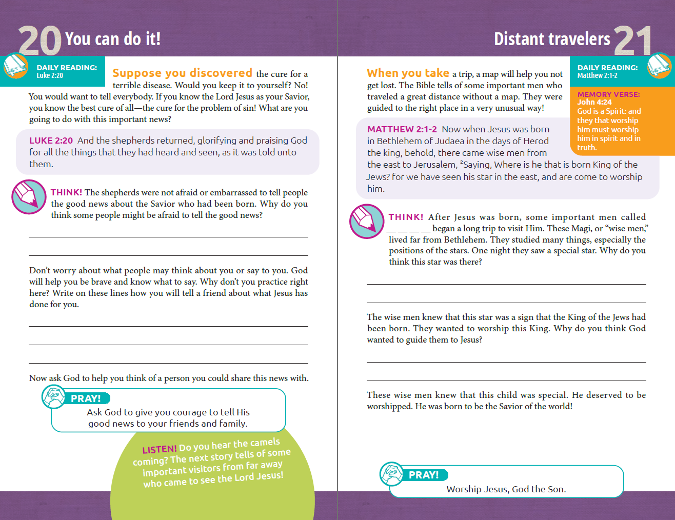 Wonder Devotional Book