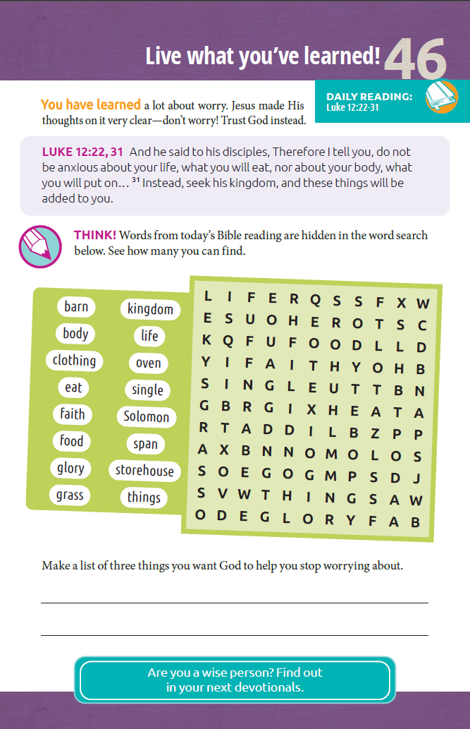 Wonder Devotional Book