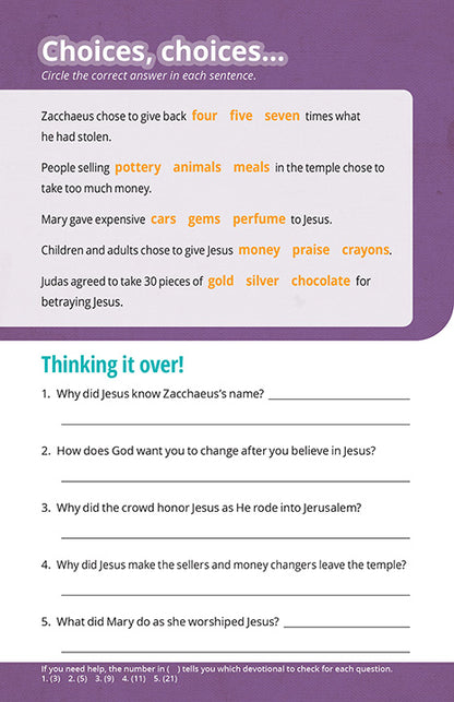 Wonder Devotional Book