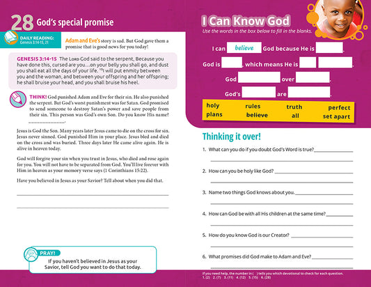 Wonder Devotional Book