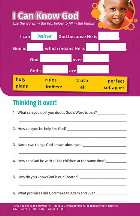 Wonder Devotional Book