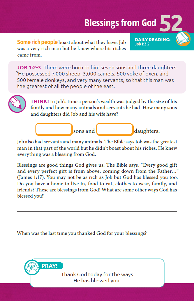 Wonder Devotional Book