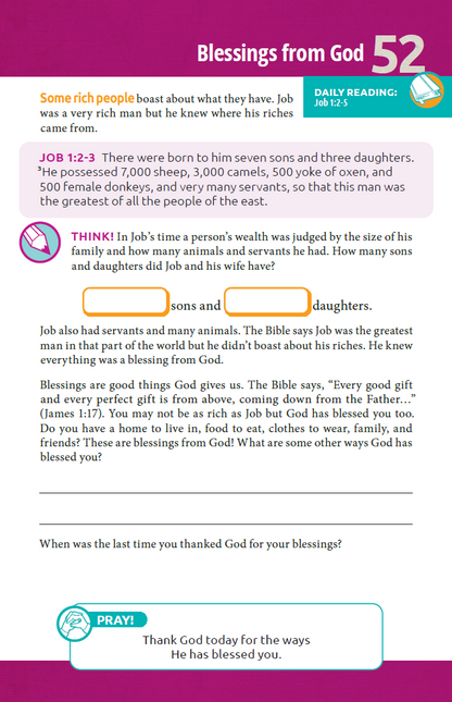 Wonder Devotional Book