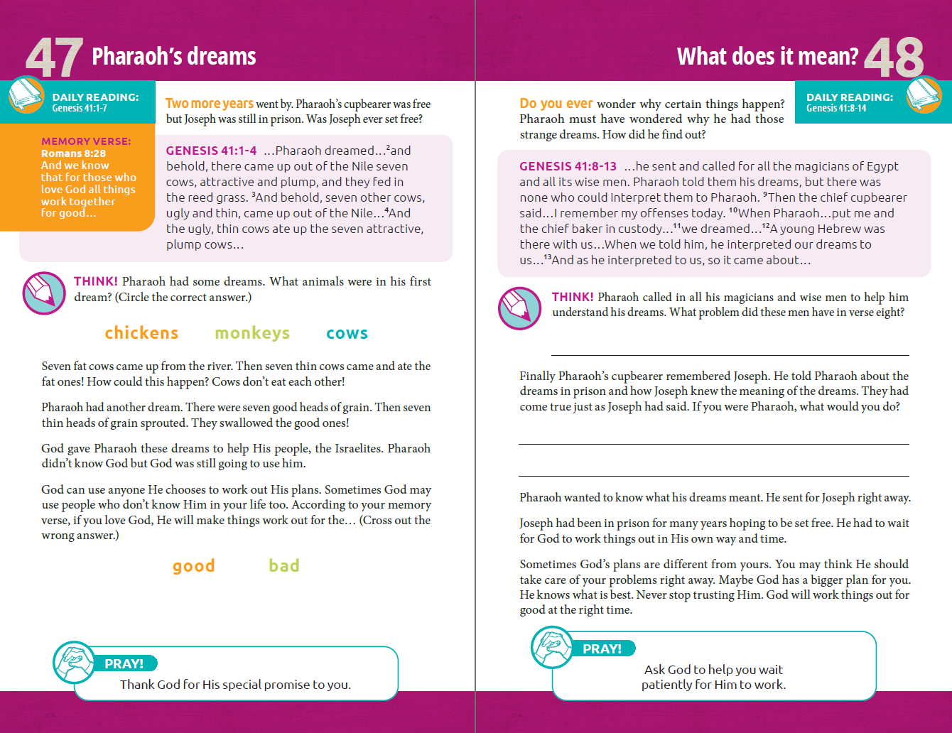 Wonder Devotional Book