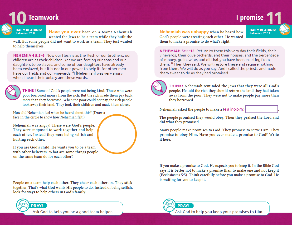 Wonder Devotional Book