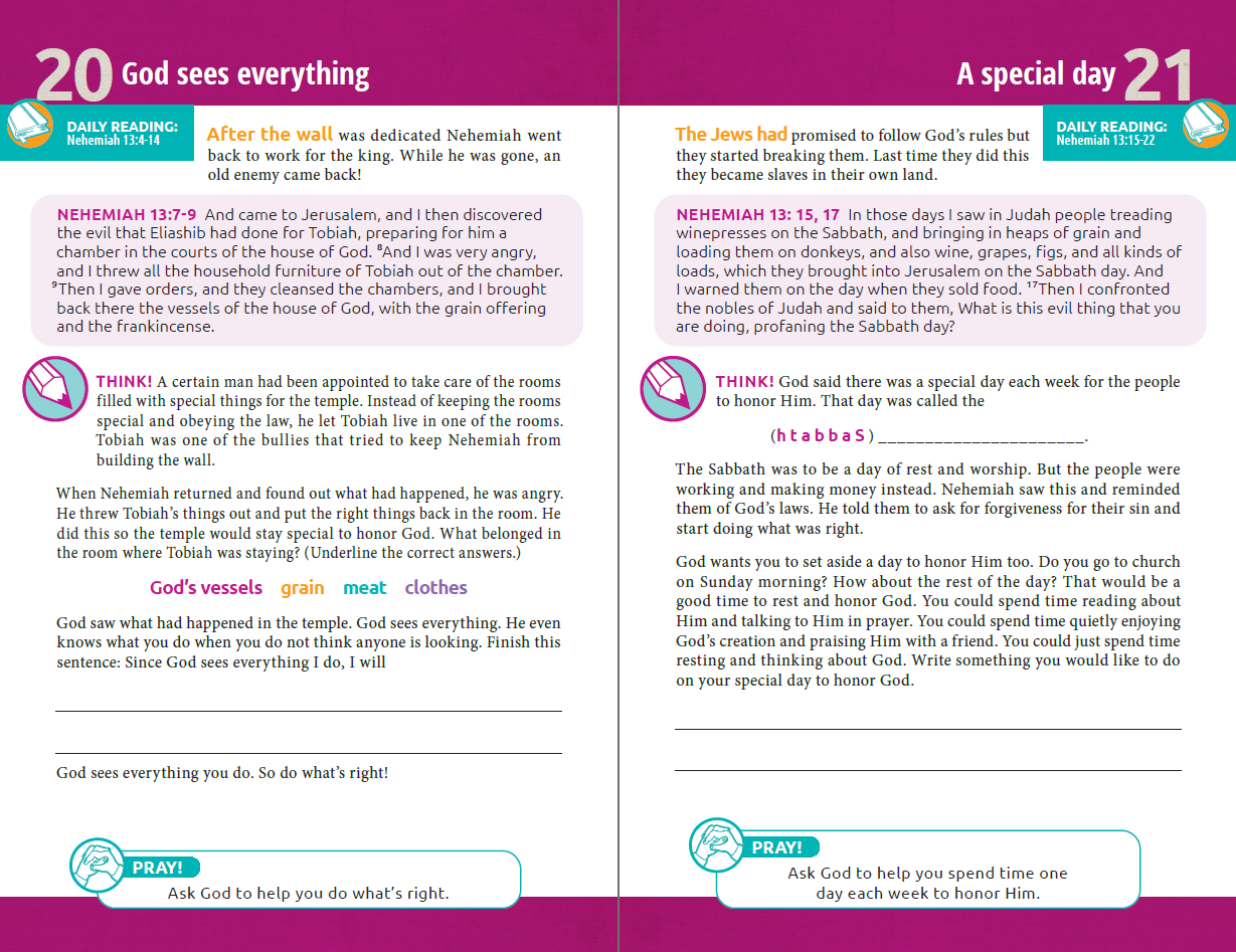 Wonder Devotional Book