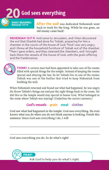 Wonder Devotional Book