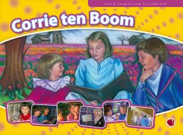 Corrie Ten Boom, flashcard with text