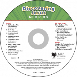 Discovering Jesus Music CD
