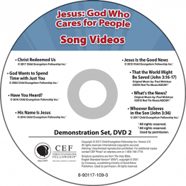 Jesus: God Who Cares for People Demo DVD Set