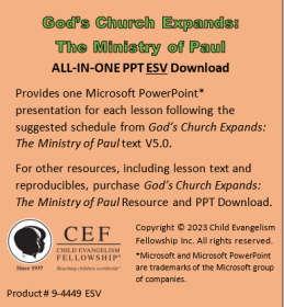 God's Church Expands: The Ministry of Paul All-In-One PPT ESV 'Download'