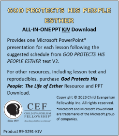 God Protects His People: The Life of Esther All-In-One PPT KJV 'Download'