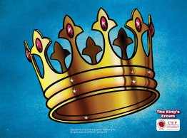 The King's Crown (printed visuals, text, & FREE Resource PPT download)