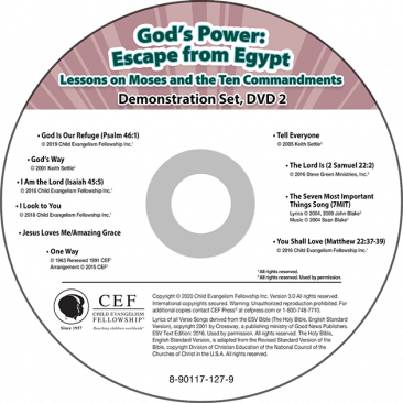 God's Power: Escape from Egypt Demo DVD Set