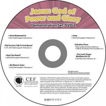 Jesus: God of Power and Glory Demo DVD Set