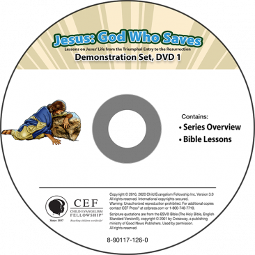 Jesus: God Who Saves Demo DVD Set