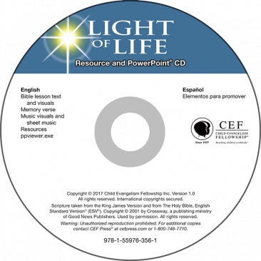 Light of Life (Christmas Party Kit) printed visuals + PPT CD
