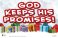 God Keeps His Promises! (printed visuals, text, & FREE Resource PPT download)